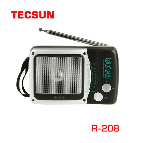 Tecsun/ TECSUN 텍선 R-208 소형 탁상용 FM / 진폭 변조 에이엠 라디오