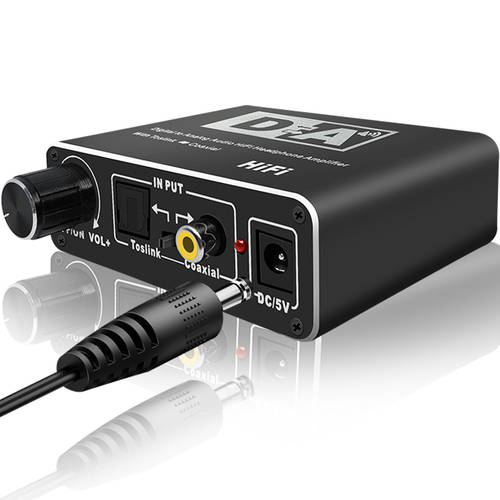 디지털 광섬유 동축케이블 TO 시뮬레이션 오디오 음성 젠더 디지털 옮기다 오디오 디코더 3.5MM 볼륨 조절