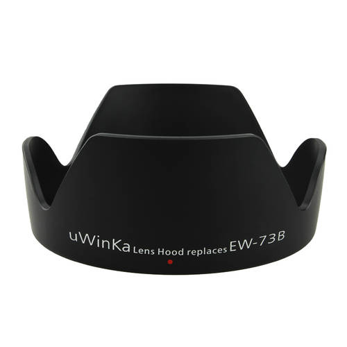 UWINKA 캐논 EW-73B 후드 18-135mm IS STM 17-85mm IS 렌즈 액세서리