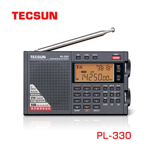 Tecsun/ TECSUN 텍선 PL-330 FM 、 장파 、 중파 、 단파 - 싱글 포함 라디오