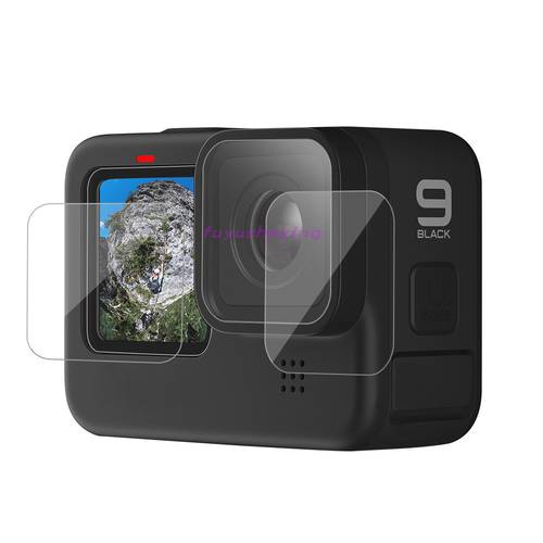 보호필름 호환 gopro9 Hero8 HD 고선명 강화필름 카메라 스크래치방지 안티 렌즈 분리형 액정보호필름