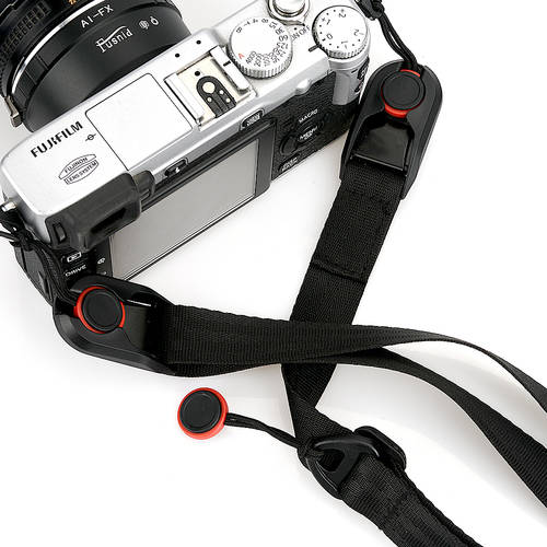 카메라 백 포함 조절가능 후지필름용 파나소닉 미러리스디카 DSLR 넥스트렙 프라이버시 퀵슈 크로스백 감압 배낭스트랩