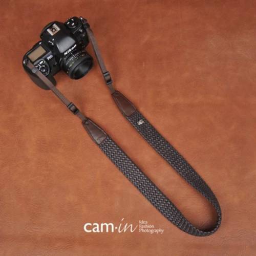 cam-in 커피 검정 블록 SLR 디지털카메라 배낭스트랩 미러리스디카 촬영 넥스트렙 만능형 CAM8684