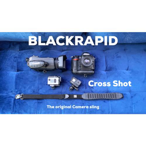 TRIPLECROWN Black Rapid 퀵릴리즈 Cross Shot Breathe 블랙 숄더백 카메라 백 포함