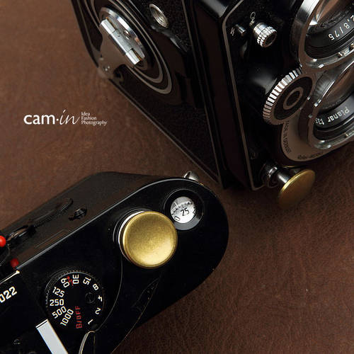 cam-in 단계 기계 전용 셔터 버튼 대형 버전 오목한 제품 상품 （ 구리 ）CAM9036