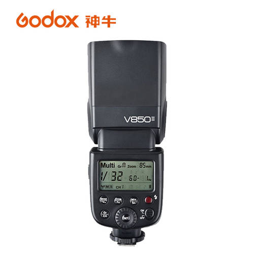 GODOX V850II 조명플래시 2세대 캐논니콘 소니 SLR 카메라 고속 동기식 셋톱 핫슈