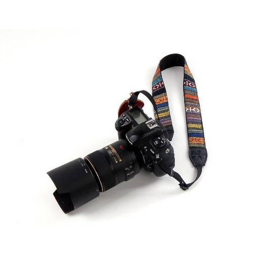 카메라 백 포함 레트로 민족풍 넥스트렙 캐논 니콘 소니 SLR 카메라 넥스트렙