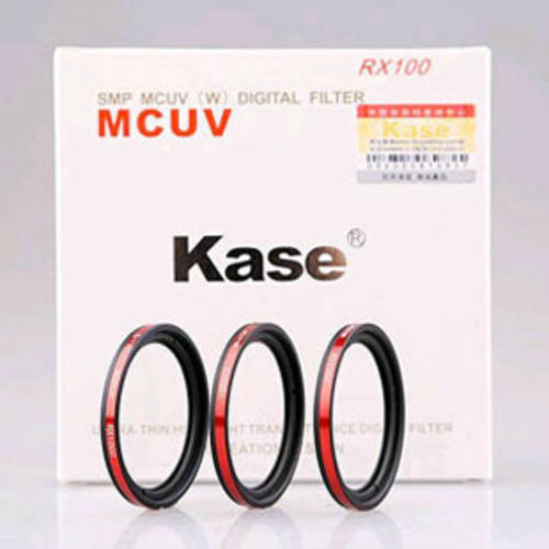 KASE KASE RX100/RX100II 전용 매우슬림한 다중코팅 uv 렌즈 소니블랙카드 MCUV 렌즈