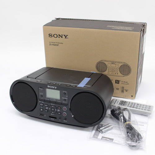 일본 구매대행 소니 ZS-RS81BT CD플레이어 삽입 u 플레이트 SD 카드 NFC 블루투스 스피커 PLAYER