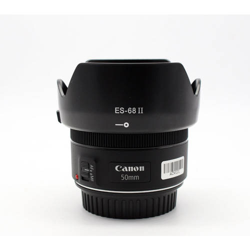캐논 EF 50mmf/1.8STM 렌즈 커버 새로운 소형 타구 49MM ES-68II 로터스 플라워 제품 상품 후드