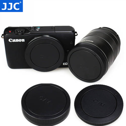 JJC 캐논 미러리스카메라 EOS M50II M6II M50 M3 M10 M5 M6 M100 M200 바디캡 EF-M 18-55 15-45mm 18-150 렌즈뒷캡