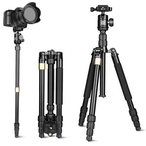 QINGZHUANSHIDAI Q668S 휴대용 삼각대 거치대 다기능 촬영 여행용 카메라 SLR삼각대