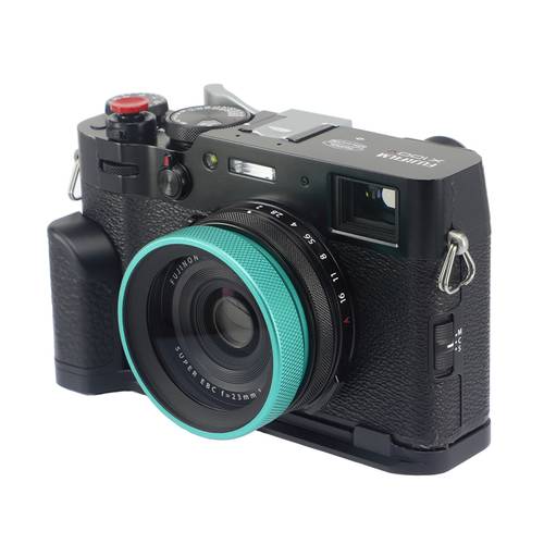 HAOGE 후지필름 X100V 카메라 UV 어댑터링 후드 X100V 액세서리 3IN1 3 보호 렌즈