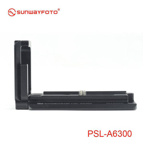 SUNWAYFOTO PSL-A6300 소니 a6300 a6000 a6500 단계 기계 전용 L 퀵릴리즈플레이트 세로형 핸들 손잡이