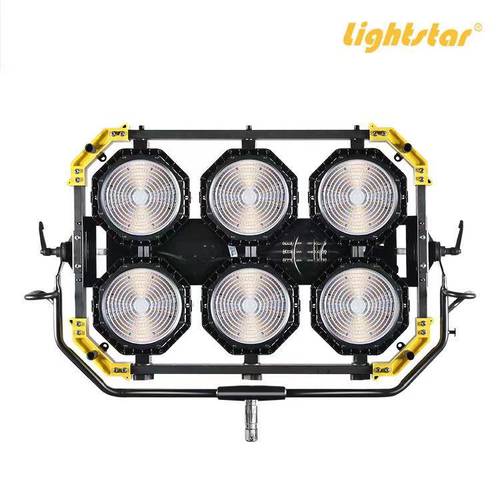 lightstar LACIE 범위 매트릭스 LED 여섯 머리 촬영세트장 조명 1080W 사진관 자주 빛 선명한 촬영조명 6 전조등