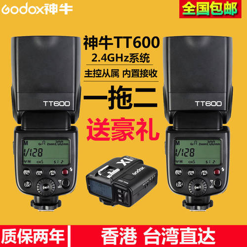 GODOX TT600 캐논니콘 소니 조명플래시 +X1 플래시트리거 2.4G 무선 오프카메라 패키지 2IN1