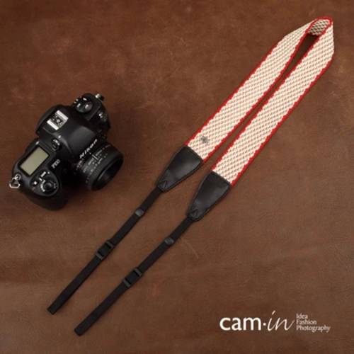 cam-in 패션 트렌드 면 DSLR 디지털카메라 배낭스트랩 미러리스디카 촬영 넥스트렙 만능형 CAM8288