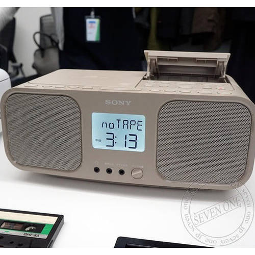 일본 직송 소니 CFD-S401 CD/ 테이프 재생 기계 스피커 FM/AM 가능 건전지 사용