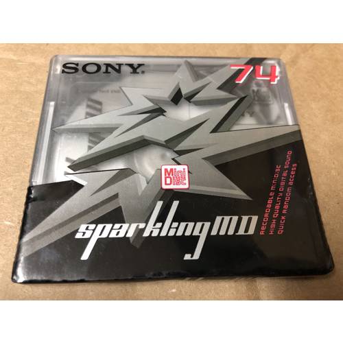 SONY 소니 SPARKKNG MD 디스크 （ 공시디 ） 불꽃 CD 음반 레코드 버전 BLACK 버전 음악 용 MD CD 음반 레코드