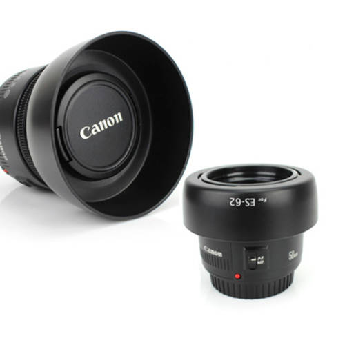 DSLR카메라 렌즈 액세서리 ES-62 후드 용 캐논 EF 50mm f/1.8II 렌즈
