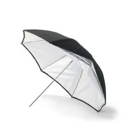 검은 외부 은색 내부 반사판 우산 / 반사판 우산 / 촬영장비 33 인치 사진 우산 셋톱 플래시 조명 끄기 신분증 에 따르면