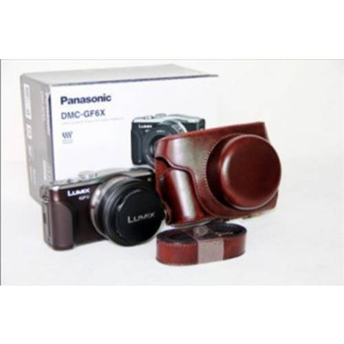 파나소닉 GF3gf5 GF2 1 전용 가죽케이스 X14-42 전동 헤드 카메라가방 (14 고정초점렌즈 ) 카메라케이스
