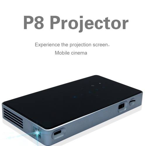 P8 Portable Mini DLP Smart Phone Wired Projector Home Theate
