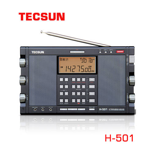 Tecsun/ TECSUN 텍선 H-501 휴대용 FM 중파 단파 싱글 포함 올웨이브 라디오 SD카드슬롯 반도체