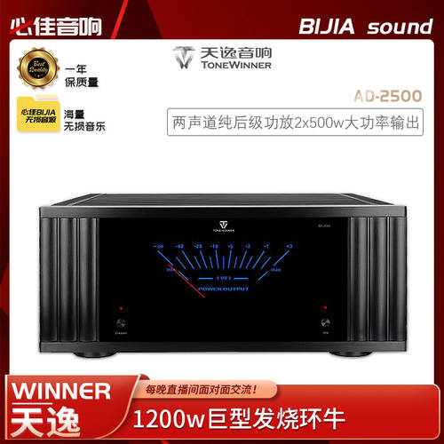Winner/ WINNER AD-2500 메인앰프 하이파이 파워앰프 HiFi 고출력 가정용 홈시어터 스피커 기계