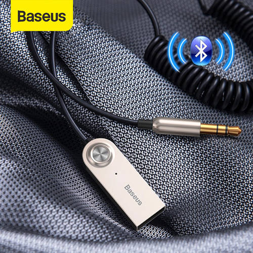 BASEUS/ BASEUS BA01 Bluetooth Adapter Aux 3.5mm Jack Car Cable