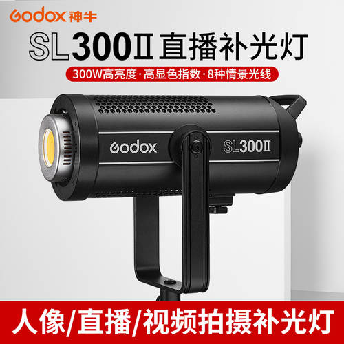 GODOX SL300W II/Bi 2세대 LED 촬영조명 320W 2색 온도 고출력 촬영세트장 라이트 스튜디오 영상 녹화 항상 켜짐 라이브 방송룸 부드러운 빛 짧은영상 촬영 사진관 조명