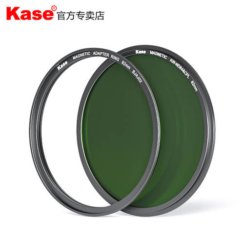 【 신제품 】 KASE GGS 늑대 마그네틱 둥근 원형거울 시리즈 ND64-CPL 세트 디밍 + 편광 일체형 렌즈필터