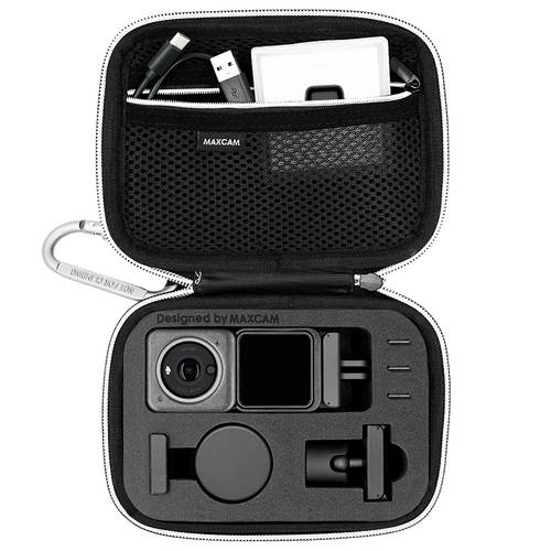 MAXCAM 사용가능 DJI DJI Action2 오즈모포켓 액션카메라 osmo2 파우치 보호케이스 고물 합작 규정 개 여행가방 소형 하드케이스 충격방지 충격방지 스플래쉬 가드