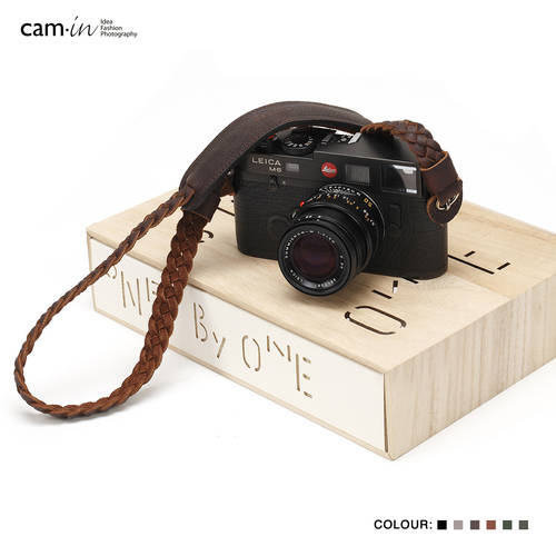 cam-in 이탈리아 베지터블 태닝 소가죽 편직 카메라 백 포함 어깨패드 제품 상품 3.5파이 포트 CS220