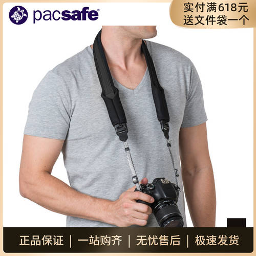 pacsafe 카메라 백 포함 감압 내구성 좋은 손목스트랩 목 스트랩 크로스백 카메라 손목스트랩