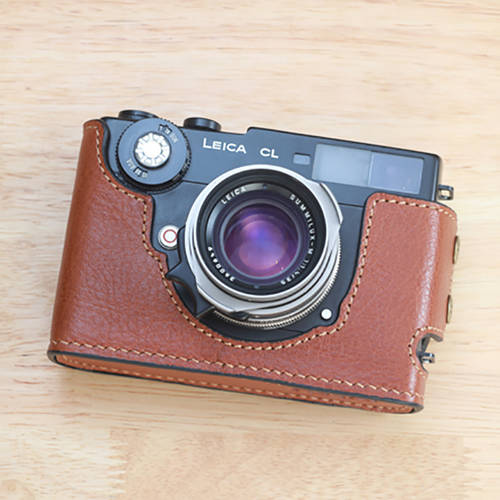 【Funper】Leica CL 카메라가죽케이스 카메라가방 보호케이스 베이스 상단 소가죽 핸드메이드
