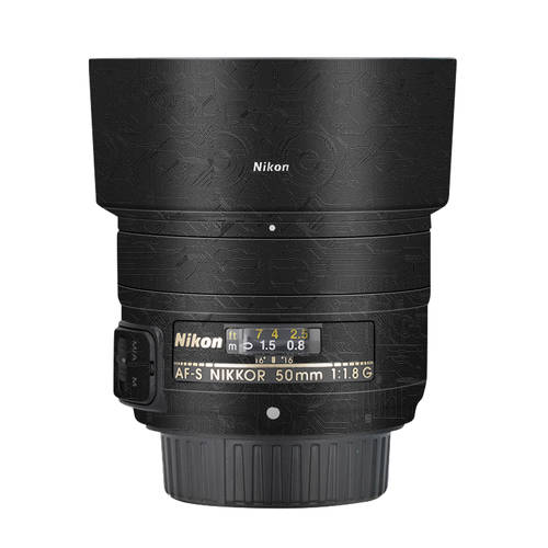 NIKON에적합 AF-S 50F1.8G 렌즈보호필름 올 인클루시브 무색 표 색상 변경 컬러체인지 필름 스티커