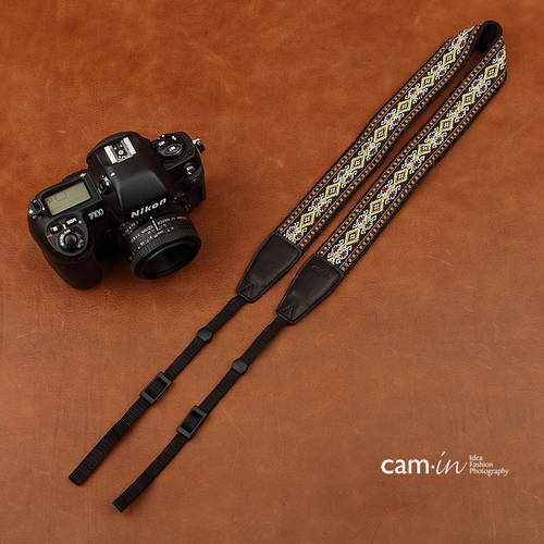 cam-in 자수 시리즈 프로페셔널 DSLR카메라 배낭스트랩 미러리스디카 촬영 넥스트렙 범용 포트 cam8424