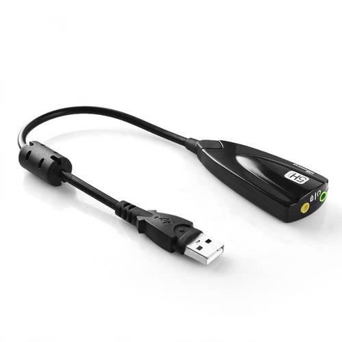 USB 사운드카드 7.1 채널 노트북 데스크탑 외장형 이어폰 마이크 젠더 드라이버 설치 필요없음
