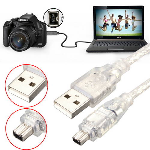 소니 카메라 1394 케이블 USB TO 1394 4P 연결케이블 DV 기계 전용 데이터케이블
