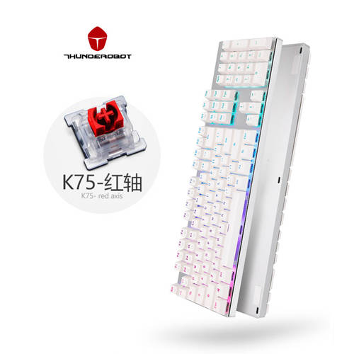 THUNDEROBOT K75 기계식 키보드 RGB 백라이트 104 키 무한동시입력 배그 게이밍 유선 기계식 키보드