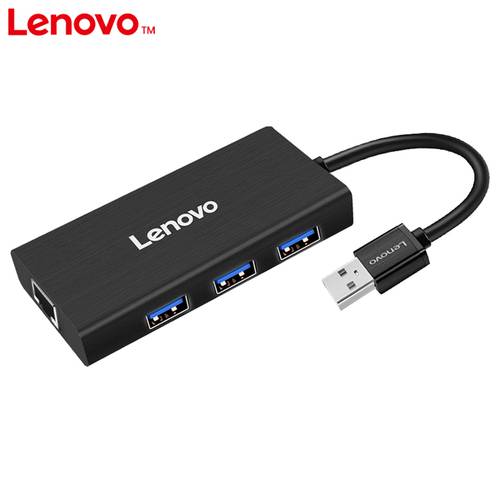 Lenovo 레노버 C타입 USB3.0 허브 HUB 기가비트 네트워크카드 케이블 RJ45 젠더 LP0802