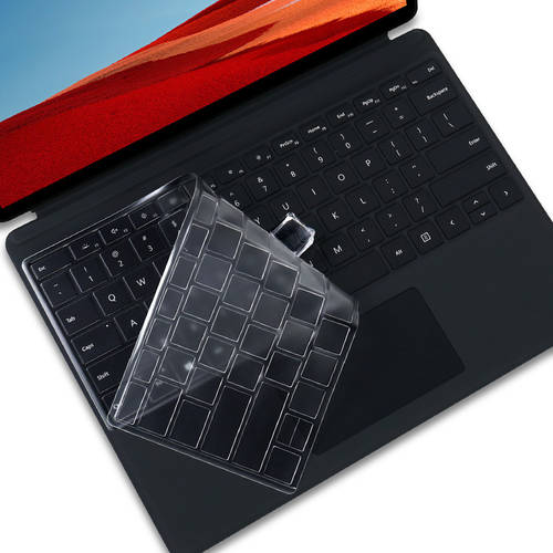 13 인치 2IN1 태블릿 PC 키보드 보호필름 키스킨 마이크로소프트 Surface Pro X 노트북 키보드 보호필름 키스킨 TPU 투명 먼지방지 패드 키보드 키스킨 커버 올커버 터치 스크린 보호필름