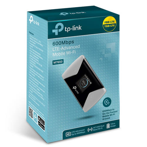 TP-LINK M7450 M7650 삽입 SIM 카드 4G 모든통신사 휴대용 WIFI 여행용 모바일 공유기라우터