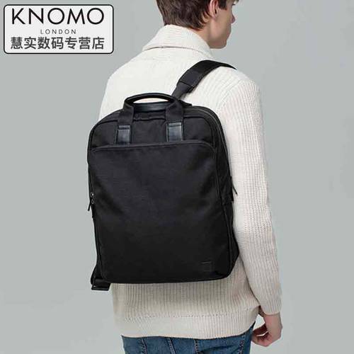KNOMO 영국 James 남성용 휴대용 비즈니스 백팩 15 인치 서류 가방 휴대용 백팩 남성용 가방 노트북가방