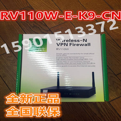판매 ！ 시스코 /Cisco RV110W-E-K9-CN VPN 방화벽 공유기라우터 WEB 지원 SNMP