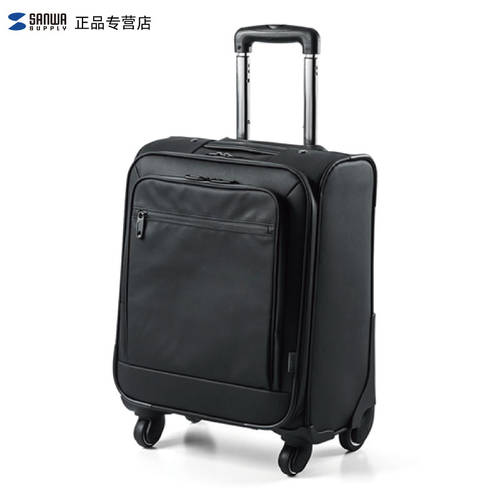 일본 SANWA 캐리어식 노트북가방 대용량 캐리어 회전식 휠 남여공용 비즈니스 탑승 가방