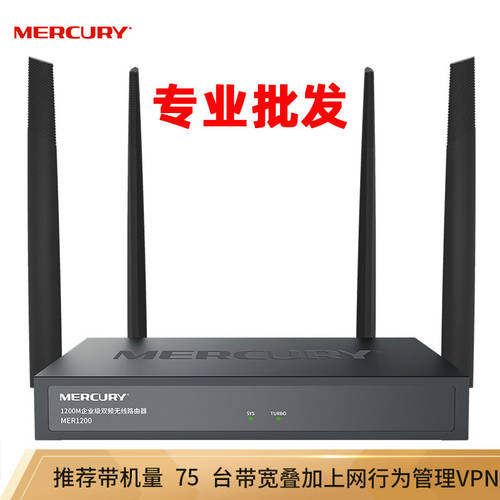 MERCURY MER1200 1200M 기업용 무선 듀얼 주파수 라우팅 장치 멀티 WAN VPN 인터넷정보관리