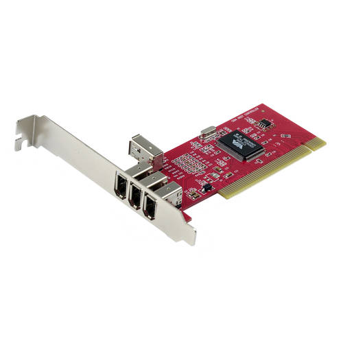 VIA PCI 1394 카드 DVHDV 자기 카메라 탑재 기계 고선명 HD 영상 캡처카드 파이어와이어 카드 / 드라이버 설치 필요없는