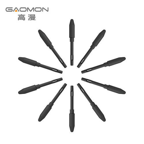 GAOMON 태블릿 펜슬 팁 스케치 보드 태블릿 포토샵 PC 드로잉패드 메모패드 액세서리 정품 펜촉 10 개